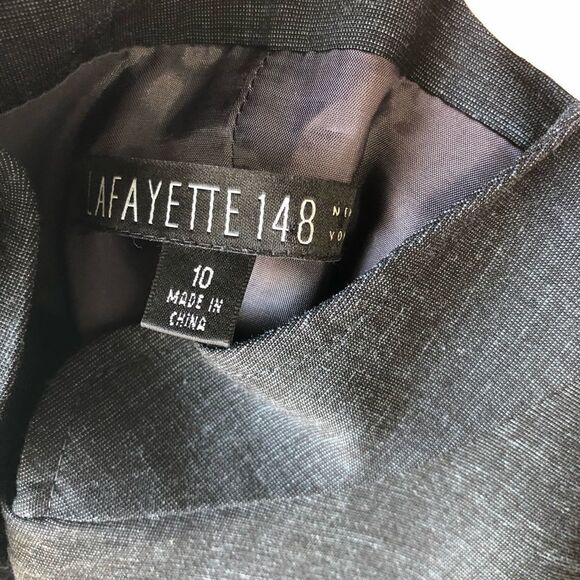 Lafayette 148 Wool Blend Scalloped Cape Blazer - Picture 6 of 7